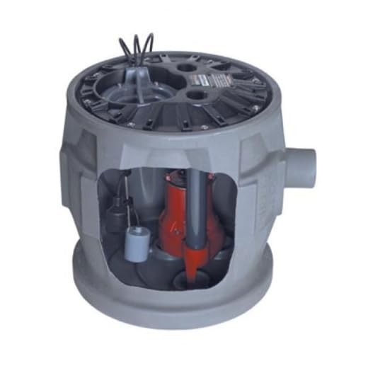 Liberty Pumps P382LE41 Pro380 Series Simplex Sewage System, Gray