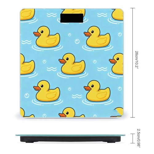 Báscula digital para baño con diseño pato de goma miniatura 2