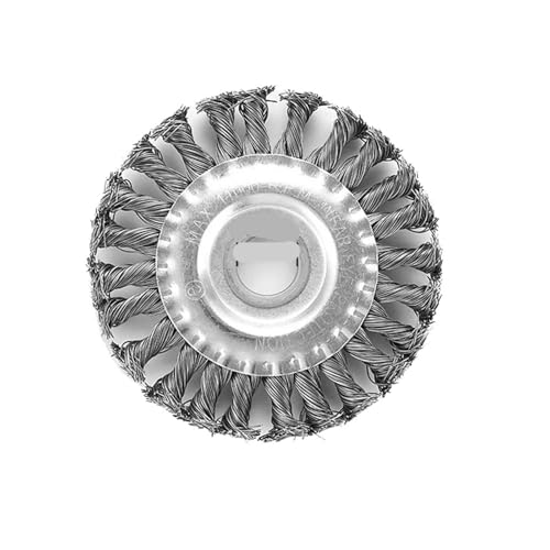 Disassembly Wire Wheel Cup Brush Plate Twist Knot Wire Wheel Brush Angle Grinder Cleaner Accessories(100mm)