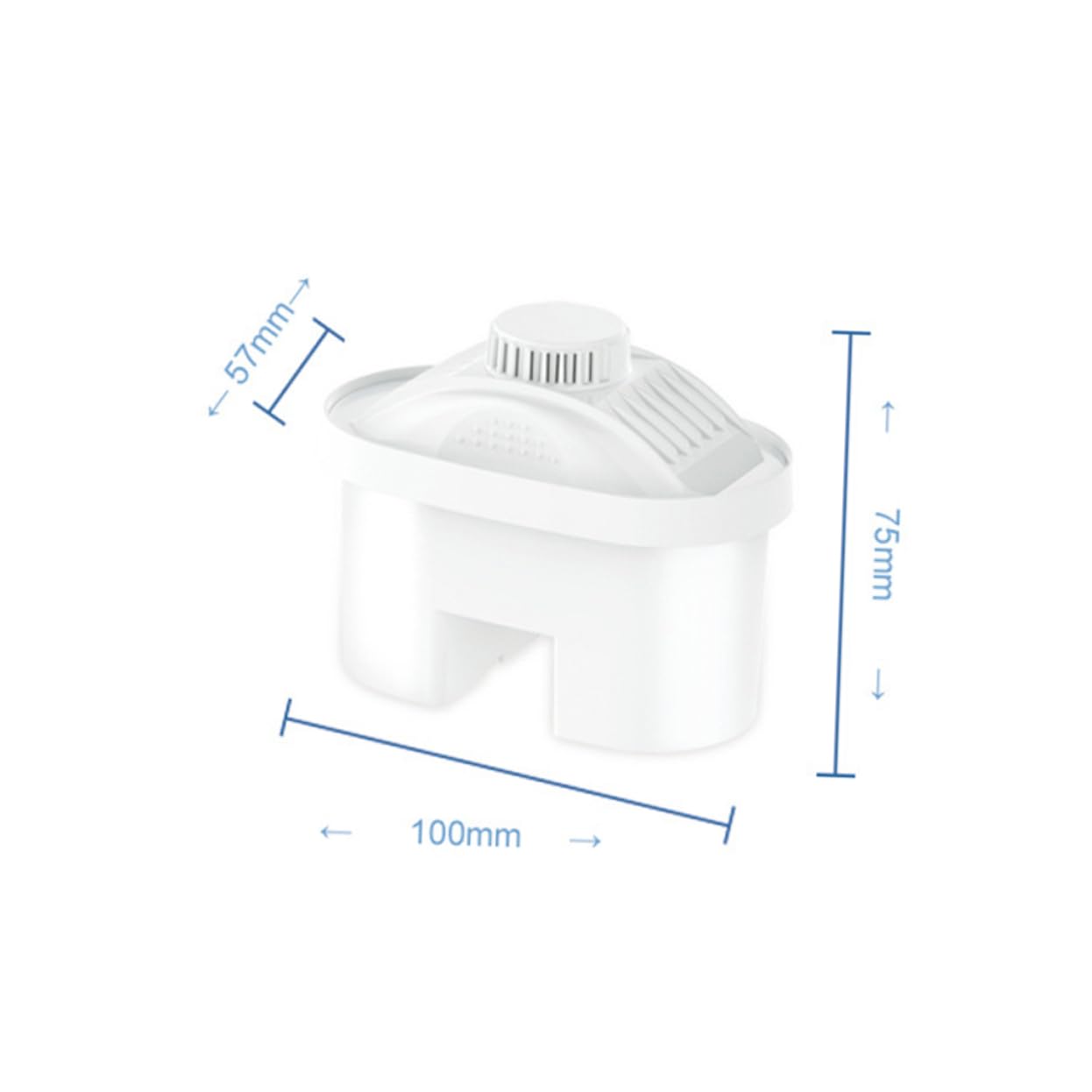 3 Pièces Noyau De Filtre Arrosage Bouteille Filtre De Bouteille d'eau Blanche