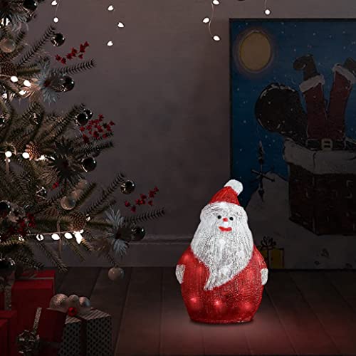 Silhouette Père Noël LED en acrylique raviver la magie des fêtes en famille