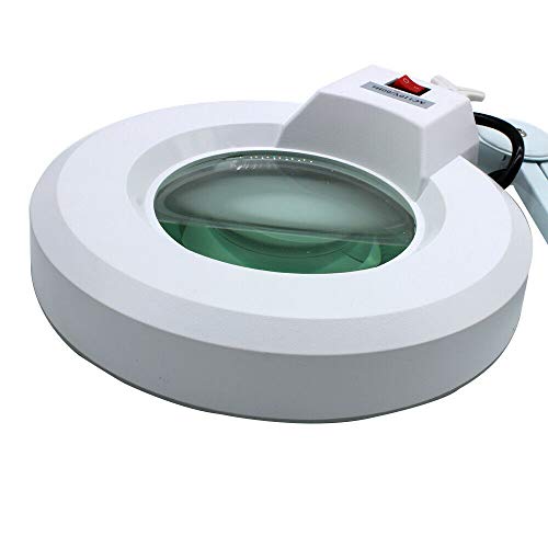 Lampe loupe LED 5 dioptries avec bras pivotant et intensité variable 22W - 6