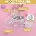 SumDirect 100Pcs 5G/5ML Clear Plastic Cosmetic Containers with Lids, Sample Jars, Makeup Sample Containers for Cream Lotion with a Scoop and 10 Pcs Organza Bags
