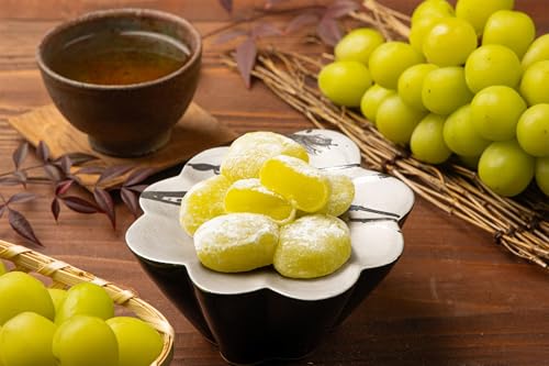 Mochi Shine Muscat Traditional Japanese Rice Cakes, 130g, Soft Chewy Wagashi Food Sweets - image 3