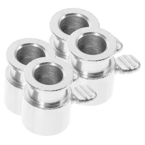 BESPORTBLE 4stücke Praktische Grillhülsen Aus Verchromtem Eisen Hitzebeständig Und Bruchsicher Für Rotierende BBQ-spieße Für Outdoor-grillzubehör Und Gasgrills Langlebig Und Leicht Zu Reinige