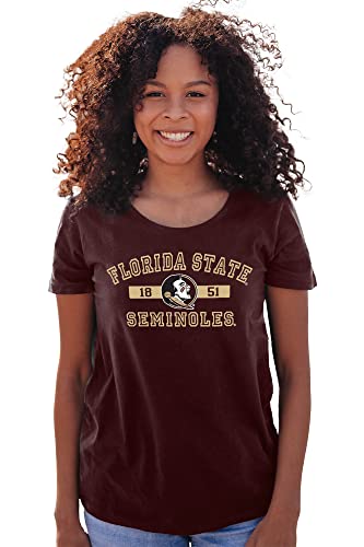 Florida State Seminoles Women's T-Shirt Athletic Team Color, Medium