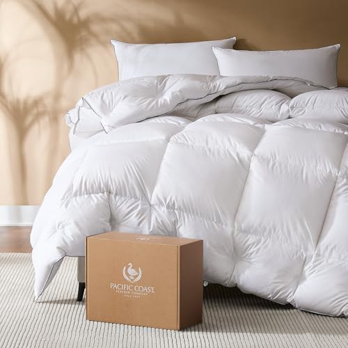 Pacific Coast Comforter King Size, Filled in White...