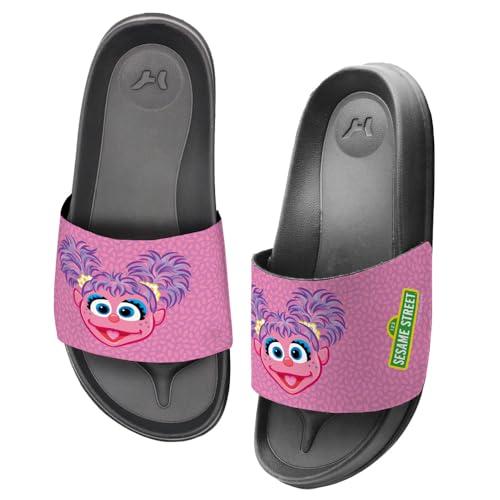 Popfunk Sesame Street Abby Face Unisex Adult Slides Sandals Officially Licensed Hypd Slydr Switch™3