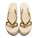 Women's Elastic Lace-Up Slip On Platform Wedge Flip Flop Fashion Round Peep Toe Non-Slip Platform Heighten Clip Toe Flip Flop Summer Leisure Vacation Beach Sandals (9,Black)