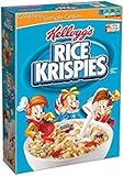 Kellogg's Rice Krispies Toasted Rice Cereal 12 Oz. Pack Of 3.
