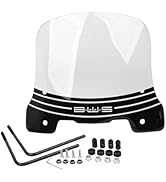 Minho Motorcycle Windshield Compatible with Yamaha Zuma 125 2022 2023,Upgraded 3mm Thickness,14" ...