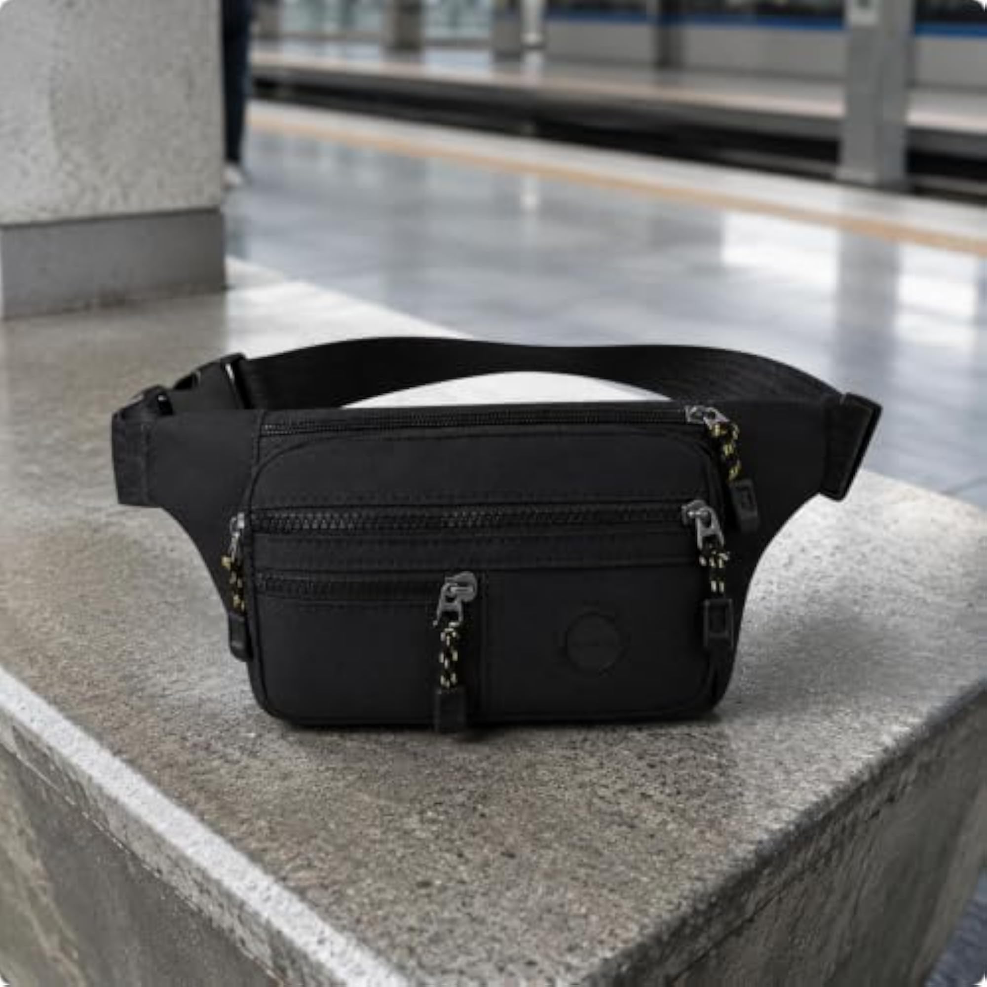 Crossbody Chest Bag, Lightweight Nylon for Active Kids