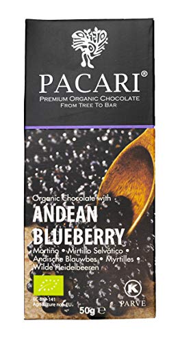 Pacari Andean Blueberry Organic Chocolate Bar