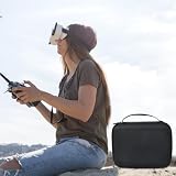 Ecofocet Mini 2/mini 2 SE futerał do przenoszenia drona, wodoodporny twardy futerał do DJI Mini2/Mini2 SE, przenośny z akcesoriami, przenośna torba na dron i pilot zdalnego sterowania, czarna