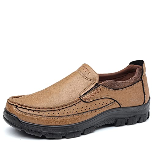 Image of Coramtty Men's Slip on Loafers Casual Shoes Soft Lightweight Slippers Breathable Comfort Dress Shoes for Male Walking Flat Outdoor