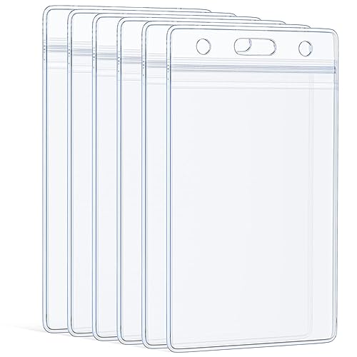 Uniclife Ausweishülle Vertikaler ID-Ausweishüllen, wasserdicht...