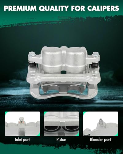 Image of SCITOO 18B4975A 18B4974A Front Left & Right Disc Brake Calipers Assembly w /Bracket for Ford for F-150 2009,for Ford for Lobo 2009-2014