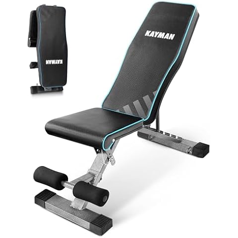 Kayman Adjustable Weight Bench for Home Gym Cover