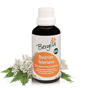 Bergila Estratto idroalcolico di valeriana 50 ml bio – tintura madre – 100% naturale di materia prima biologica – qualità controllata e certificata