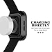 Recoppa for Rugged Apple Watch Case 42mm Series 3/2/1 with Screen Protector, Durable Military Grade Quattro Pro Series Drop-Proof Protective Cover Full Coverage Bumper for Men iWatch(Black)