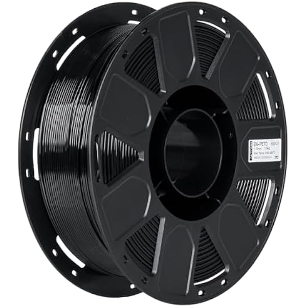 Creality PETG-филамент 1,75 мм, Ender для 3D-принтера, PETG, высокая точность, высокая прочность, без запаха, влагостойкий, 1 кг, черный