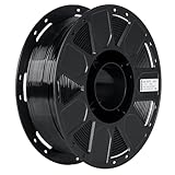 Creality PETG Filament 1.75mm, Ender 3D Drucker Filament PETG, Hohe Präzision, Hohe Zähigkeit, Geruchlos, Feuchtigkeitsbeständig, 1kg Schwarz