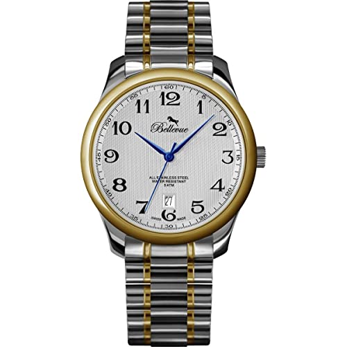 Montre Bellevue F.9 pour femme boîtier gris 30mm finitions soignées