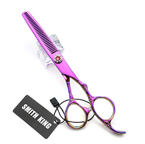 Professional Hair Cutting Scissors Set With Razor Comb Case,Hair Cutting Shears Hair Thinning Shears With Rose Handle (6.0 Inches) #TOP5