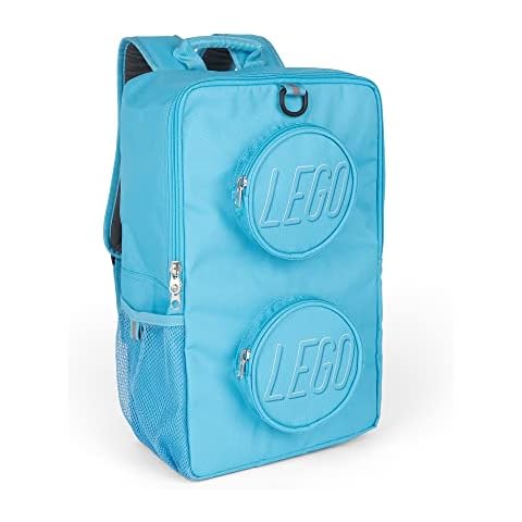 LEGO Kids' Brick Backpack, Medium Azur Cover