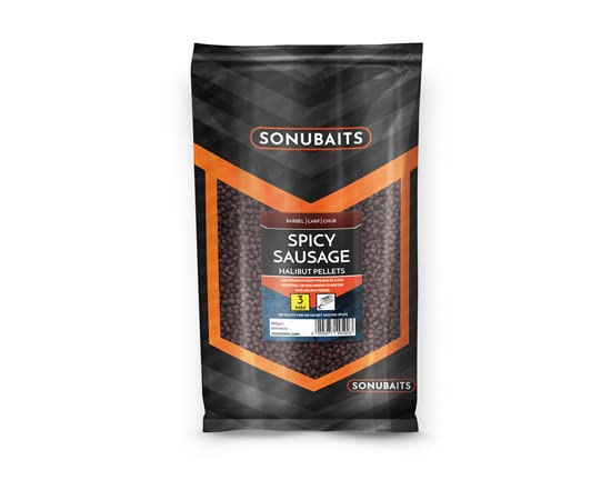 Preston Sonubaits Spicy Sausage Feed Pellets x2 (3mm)