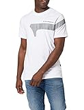 g-star basic shirt damen Gerippter runder Ausschnitt G-STAR RAW Mens 1 Reflective Graphic T-Shirt, White 336-110, XL
