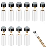 10 punte per stecca da biliardo, 12 mm, accessori da biliardo, punte di ricambio grigie, set di accessori per stecche da biliardo