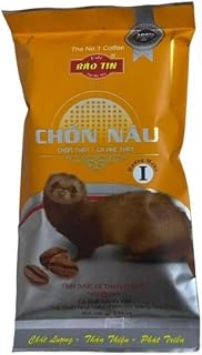 Bao Tin Chon Nau Vietnamese Ground Kopi Luwak Rare Weasel Civet Cat, Premium Coffee, 100g (1, Orange)