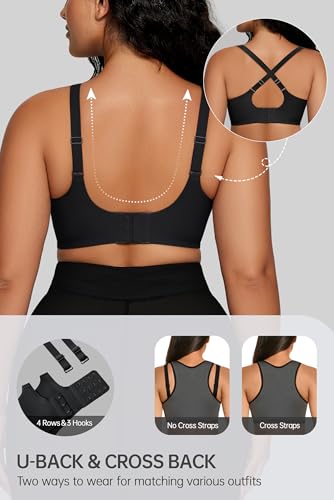Image of OEAK Women Comfortable Jelly Bras No Underwire Seamless Full Coverage Bralette Buttery Soft Convertible Everyday Tshirt Bra