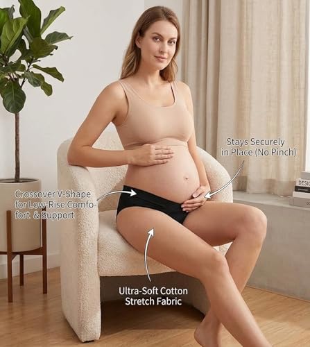 Image of Maternity Panties | 2 Pack Maternity Underwear Under The Bump