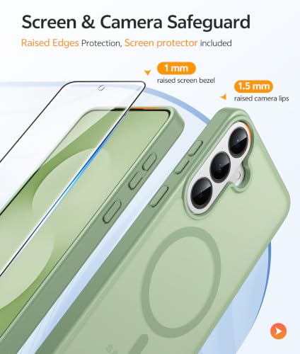 Image of FNTCASE for Samsung Galaxy S26 FE Case / S25 FE Case, with Screen Protector