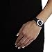 Navy Blue Geneva Silicone Ceramic Style Band Crystal Bezel Women's Watch - S Size