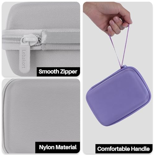 Image of Lebakort Storage Case Compatible with Liene Pearl N200 Pro Portable Photo Printer (Gray Case)