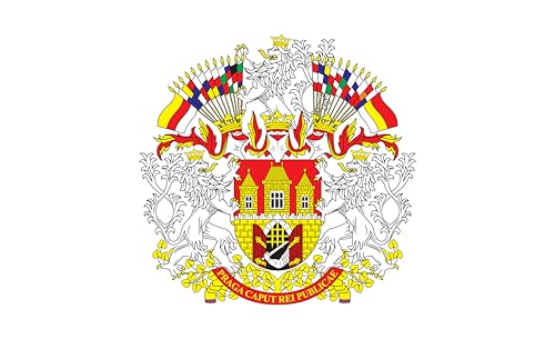 Drapeau de la ville de Prague République tchèque 90 x 60 cm