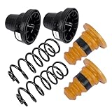 Le kit comprend : 2 ressorts de suspension arrière ; 2 butées de ressort ; 2 cuvettes de palier inférieures