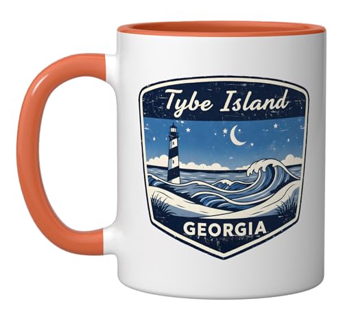 Image of mixboardimage202604201240195519222026042 20260420 124049 Ceramic Mug, Orange/White