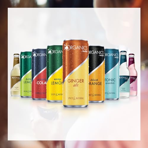 ORGANICS Ginger Ale by Red Bull, 24 x 250ml, Dosen Bio Getränke 24er Palette, OHNE PFAND