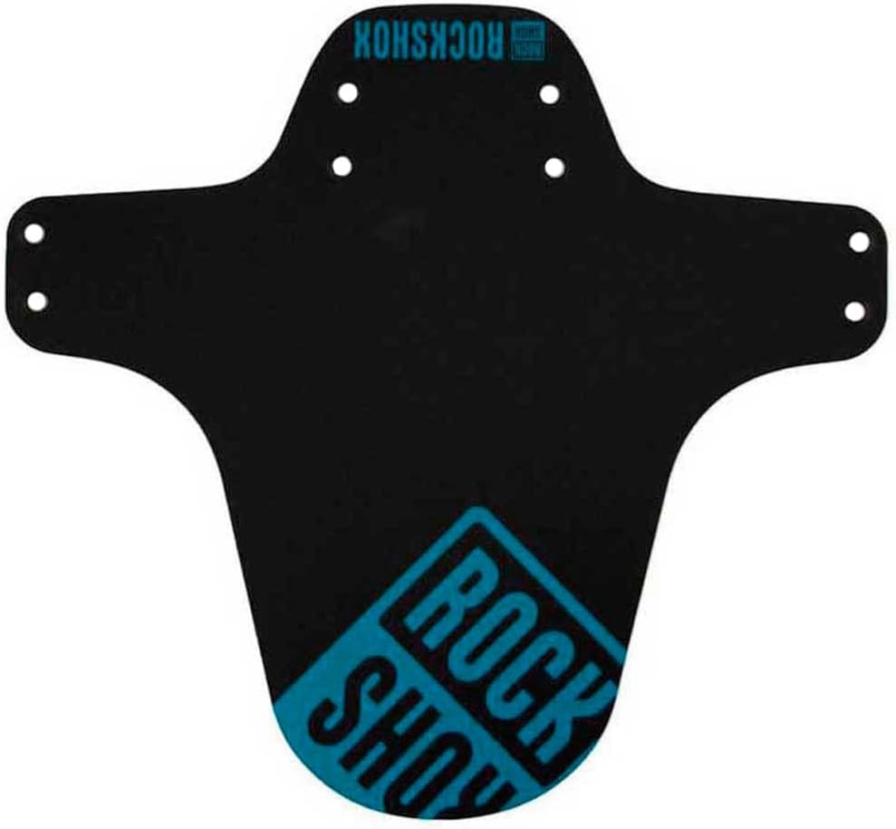 MTB Fender Black with Teal Print