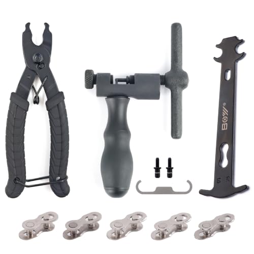 Image of Universal Bike Chain Tool Kit with Bike Breaker, Main Chain Link Pliers, Chain Checker, Chain Link, for Road MTB Bike 1-12 Speed Chain