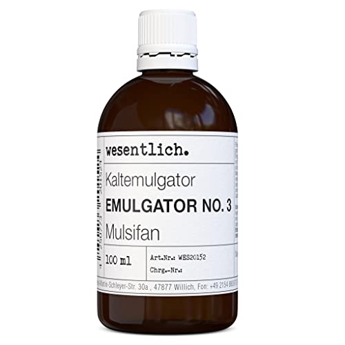 Emulgator No. 3 (Mulsifan) - 100ml - für DIY Kosmetik und Cremes - von wesentlich.