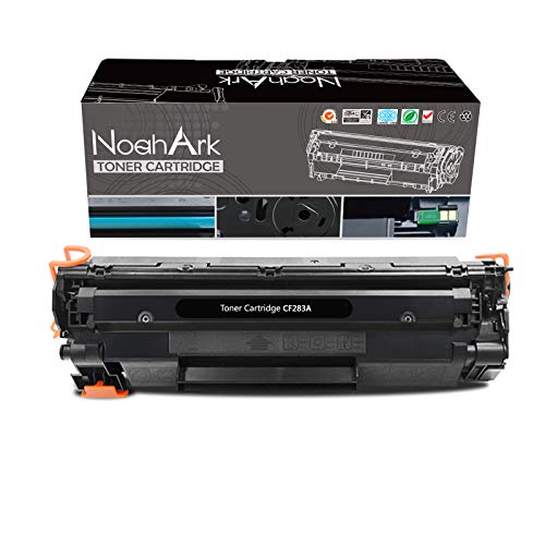NoahArk Cartuchos de tóner compatibles CF283A 83A para HP Laserjet Pro M201dw M201n M202dw M202n MFP M125a M125nw M125rnw M126a M127fn M127fw M128fn M128fw M25dn 25dw P. Inter(1 Pack Negro)