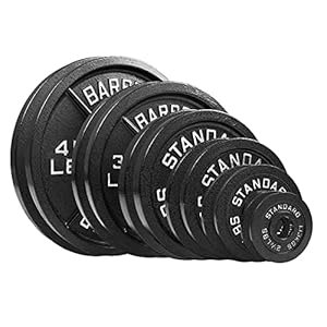 Steel Olympic Plates 245lb Set – Olympic Standard Premium Coated 2.5lb, 5lb, 10lb, 25lb, 35lb, 45lb Pairs