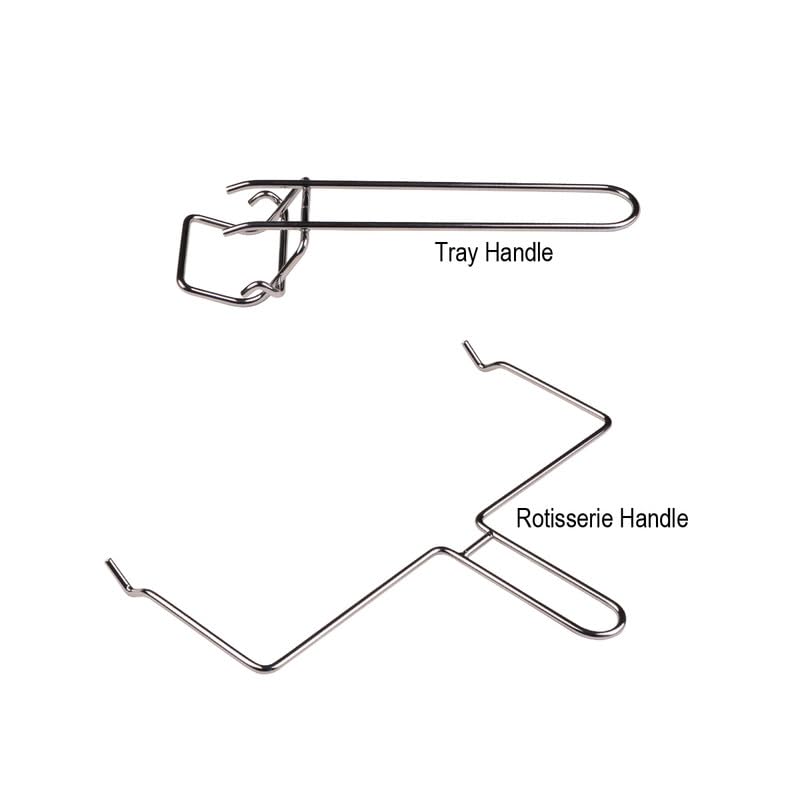 Tray Handle and Rotisserie Handle accessories