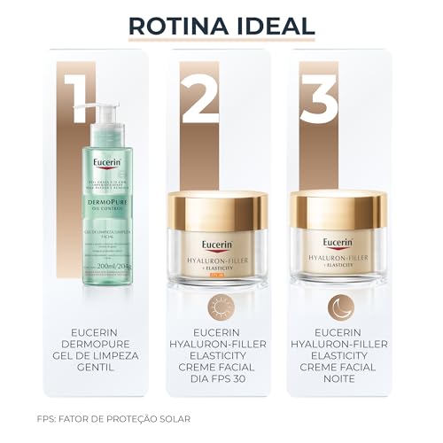 Eucerin Hyaluron-filler Elasticity Dia Fps 30 Creme Facial Anti-idade 50ml