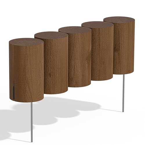 Greenes Fence 15 in. Full Log Edging (12-Pack, 15 ft. Total)